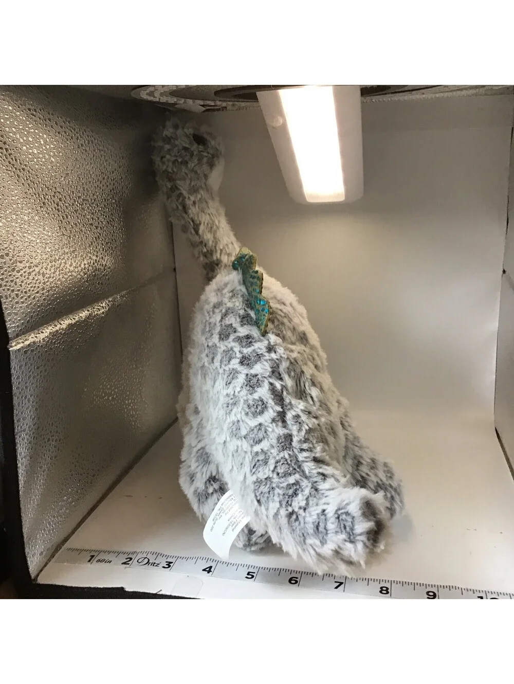 Gray Dinosaur Plush 11